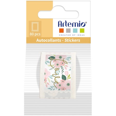 Stickers Timbre Artemio Collection On se marie - Love - 25 x 33 mm - 80 pcs