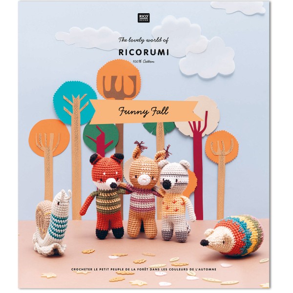 Livre crochet Ricorumi - Funny Fall - 11 modèles - 16 pages - Photo n°1