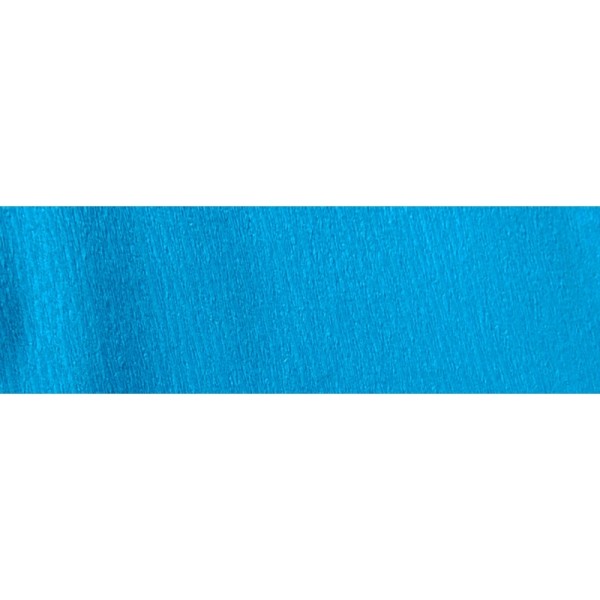 Rouleau de papier crépon, 32 g/m2, 0.5 x 2.5m bleu exotique - Photo n°1