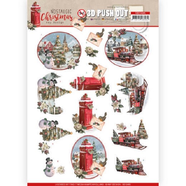 Images 3D prédéc. Amy Design Nostalgic Christmas - Christmas Train - Photo n°1