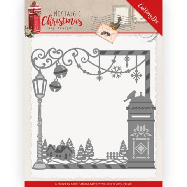 Matrice de découpe Amy Design Nostalgic Christmas - Christmas Mailbox - Photo n°1