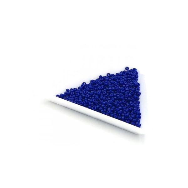 15 Grammes De Perles Miyuki Rocailles 11/0 Bleu Cobalt Opaque 414 - Photo n°1