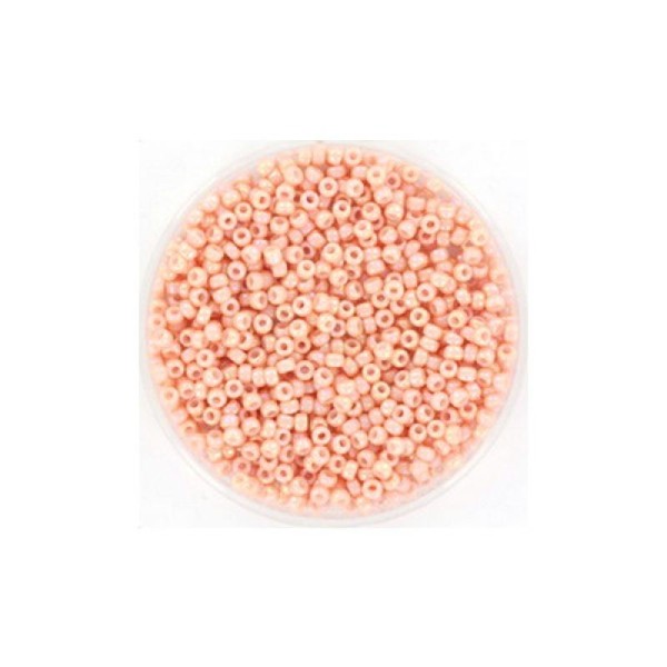 15 Grammes De Perles Miyuki Rocailles 11/0 Rose Thé Opaque Lustré 596 - Photo n°1