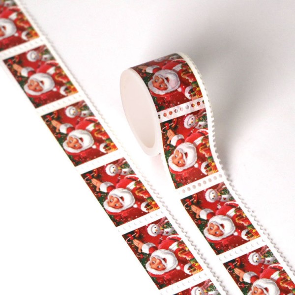 Masking tape prédécoupé père Noël - 20mm x 3m - W518 - Photo n°2