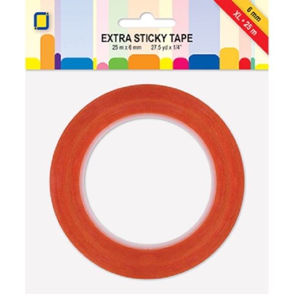 Ruban double face - Extra Sticky Tape - 6 mm x 25 m - Photo n°1