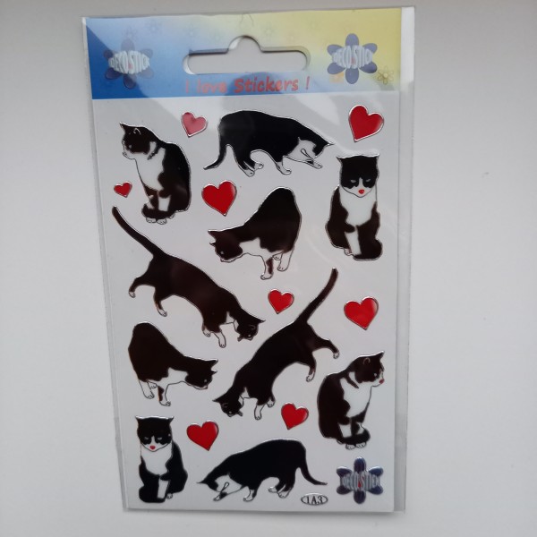 Gommettes stickers, sur le thème des chats - Photo n°1