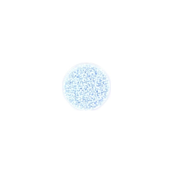 5 Grammes De Perles Miyuki Delica 11/0 Bleu Ciel Clair Opaque 1497 - Photo n°1