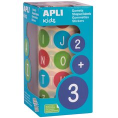 Apli kids 17614 Rouleau gommettes formes assorties or