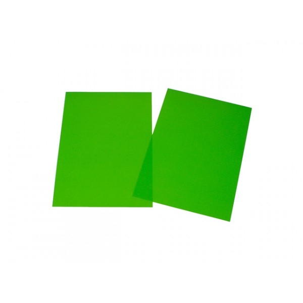 Feuille De Plastique Dingue Couleur Vert 29x20cm - Photo n°1