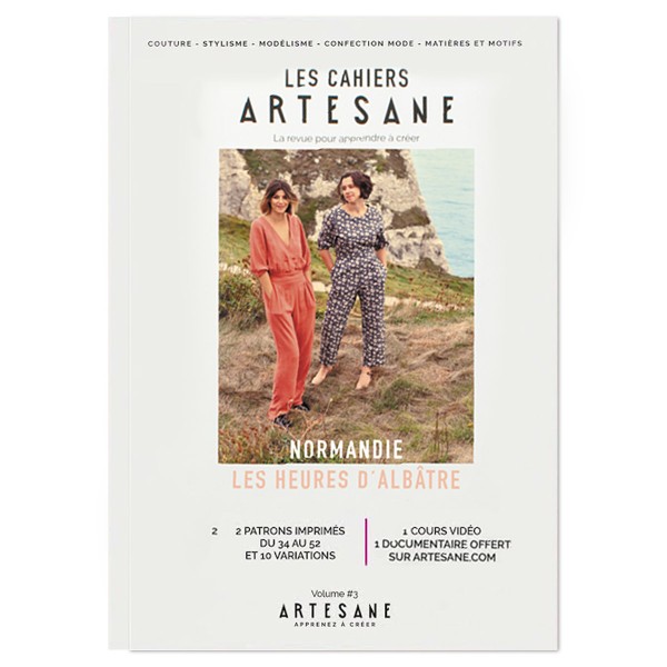 Livre couture - Les cahiers Artesane N°2 - Les heures d'Albâtre - Photo n°1