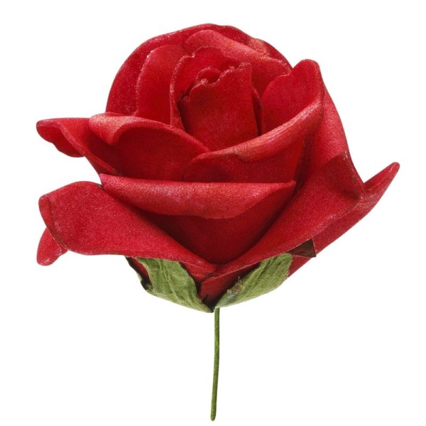 Mini rose rouge x12 - Photo n°1