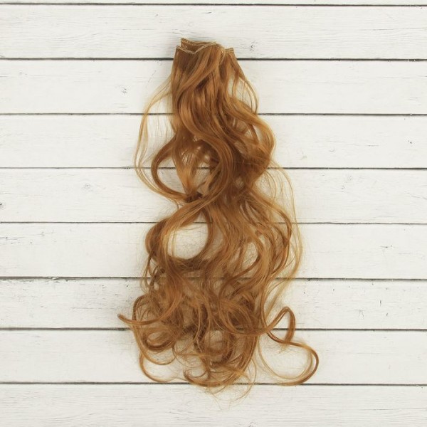 Cheveux Artificiels pour poupée, arc, bouclés, Longueur De Cheveux: 40 cm, Largeur: 50 cm, No 27 V, - Photo n°2