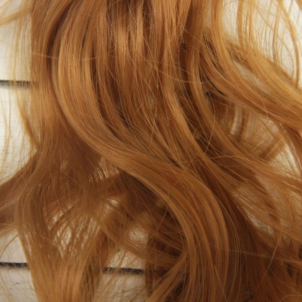 Cheveux Artificiels pour poupée, arc, bouclés, Longueur De Cheveux: 40 cm, Largeur: 50 cm, No 27 V, - Photo n°4
