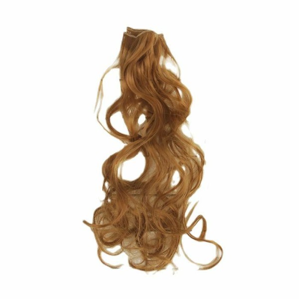 Cheveux Artificiels pour poupée, arc, bouclés, Longueur De Cheveux: 40 cm, Largeur: 50 cm, No 27 V, - Photo n°1
