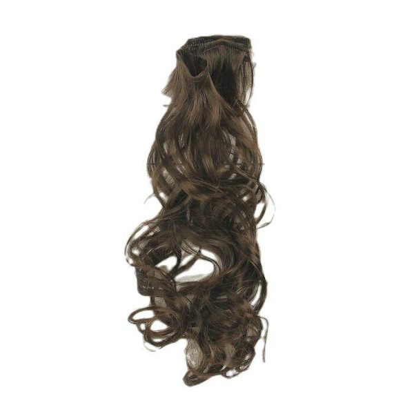 2 pièces, Cheveux Artificiels Pour Poupée, bouclés, longueur de cheveux: 40 cm, Largeur: 50 cm, No 8 - Photo n°1