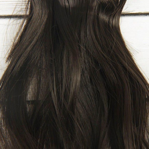 Cheveux Artificiels pour poupée, perruque, arc, bouclés, Longueur De Cheveux: 40 cm, Largeur: 50 cm, - Photo n°4