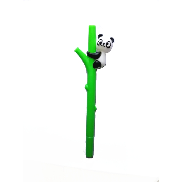 Crayon fantaisie, Panda sur son bambou - Photo n°3