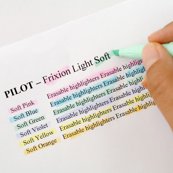 Surligneur effaçable Pilot - FriXion Light Soft - Plusieurs coloris disponibles - Photo n°3