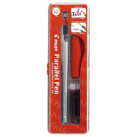 Stylo Plume pour Calligraphie - Parallel Pen Pilot - Rouge - 1,5 mm
