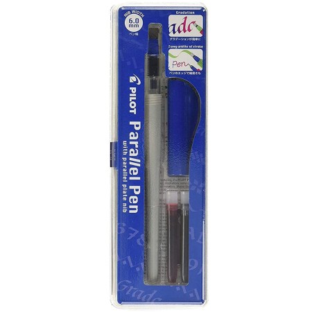 Stylo Plume pour Calligraphie - Parallel Pen Pilot - Bleu - 6,0 mm