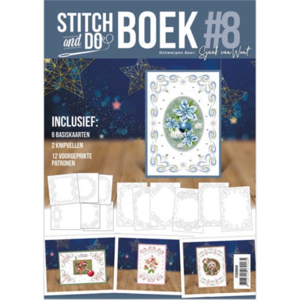 Stitch and Do Livre n°8 - Kit Carte 3D à broder - Noël - Photo n°1