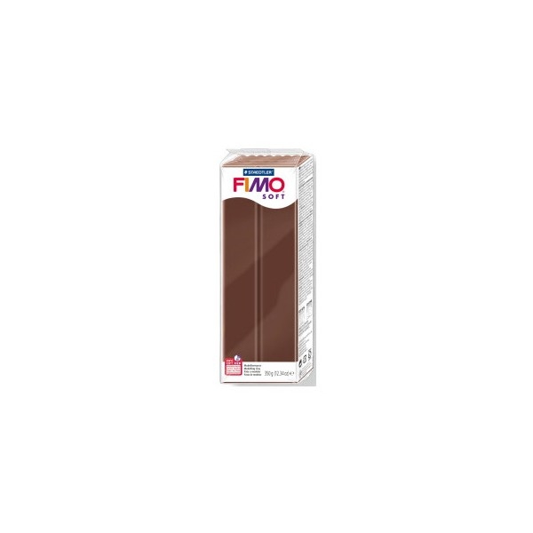 Pâte Fimo Soft 350g Chocolat N°75 - Photo n°1