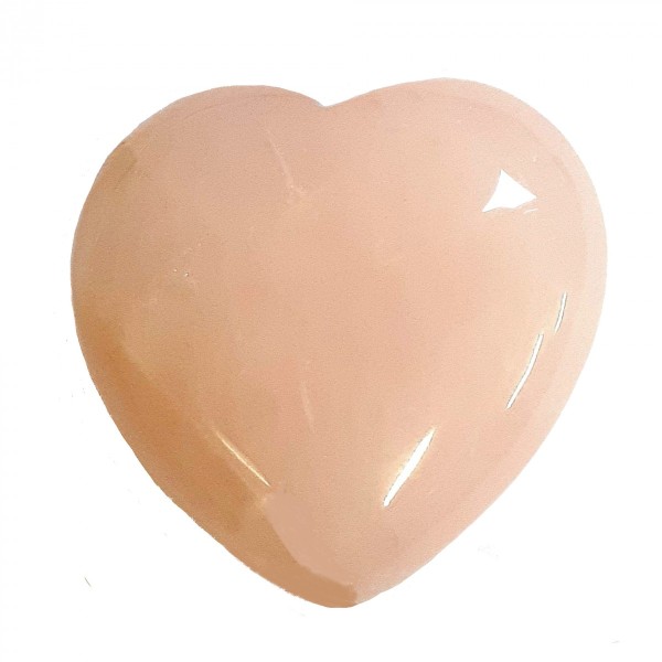 Coeur poli en quartz rose 3cm diamètre - 15gr - Photo n°1