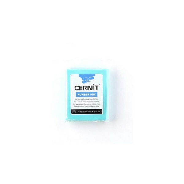 Pain Cernit 56g Number One Bleu Turquoise - Photo n°1