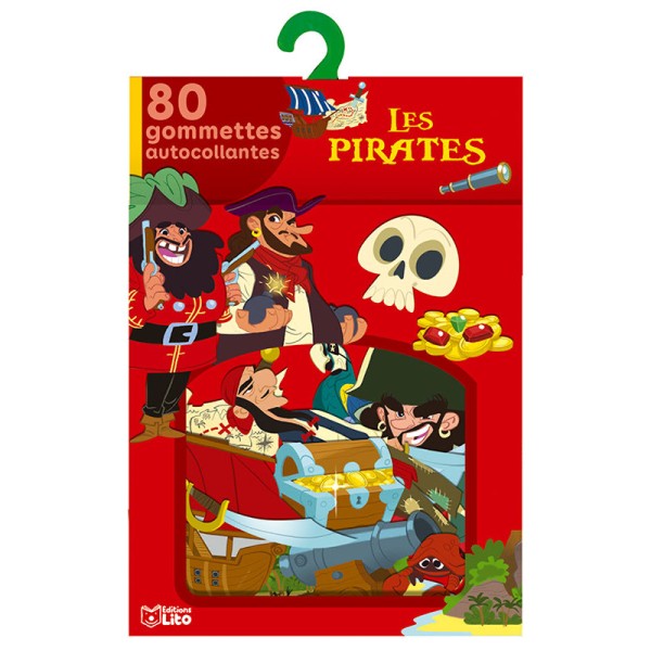 Gommettes Les pirates Boîte de 80 - Photo n°1