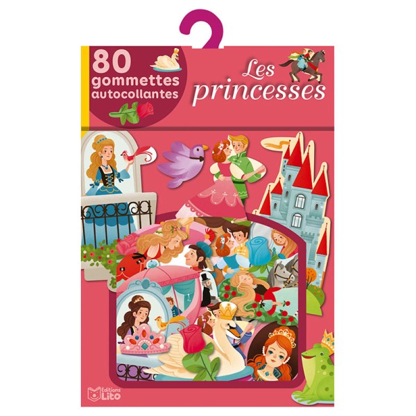 Gommettes Les princesses Boîte de 80 - Photo n°1