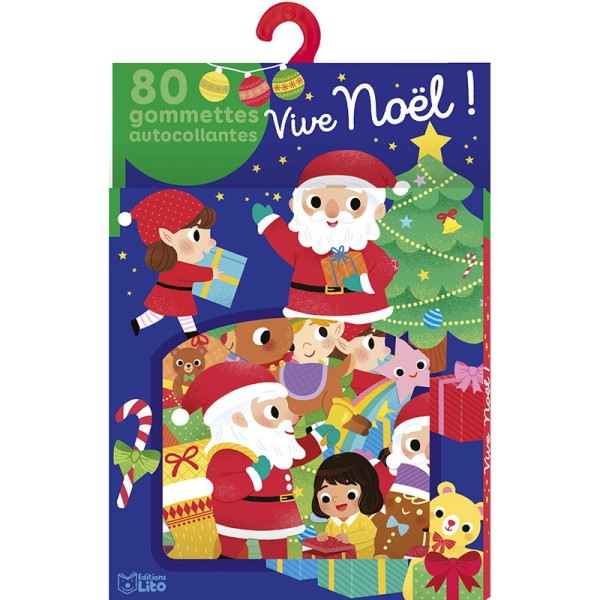 Gommettes Vive Noël ! Boîte de 80 - Photo n°1