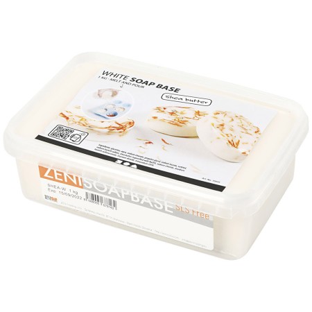 Base de savon au beurre de karité - Blanc - 1 kg