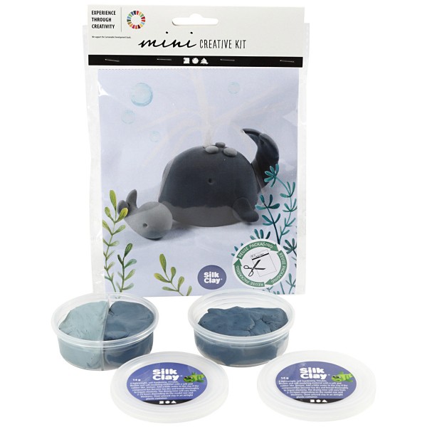 Mini kit créatif pour enfant - Baleine - Photo n°1