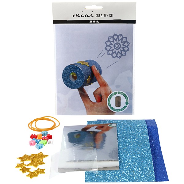 Mini kit créatif pour enfant spécial recyclage - Kaléidoscope - Photo n°1