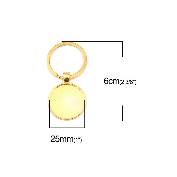 Connecteur pour porte clefs 13 mm - Argenté x1 - Perles & Co