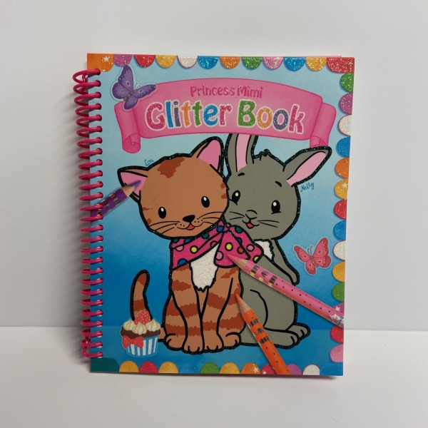 Princess Mimi livre à colorier Glitter Book Lou et Nelly - Photo n°1