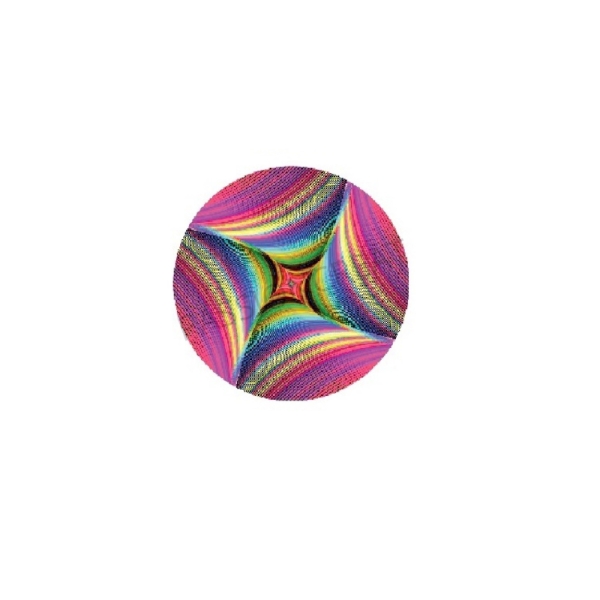 Spiral - Tourbillon 2 Cabochons Multicolore 18mm - Photo n°1
