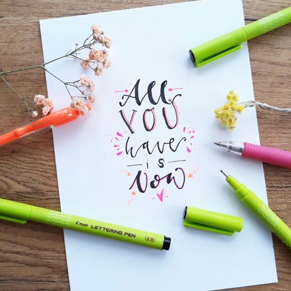 Feutre d'écriture et calligraphie - Lettering Pen 20 - Pointe Moyenne - Plusieurs coloris - Photo n°2