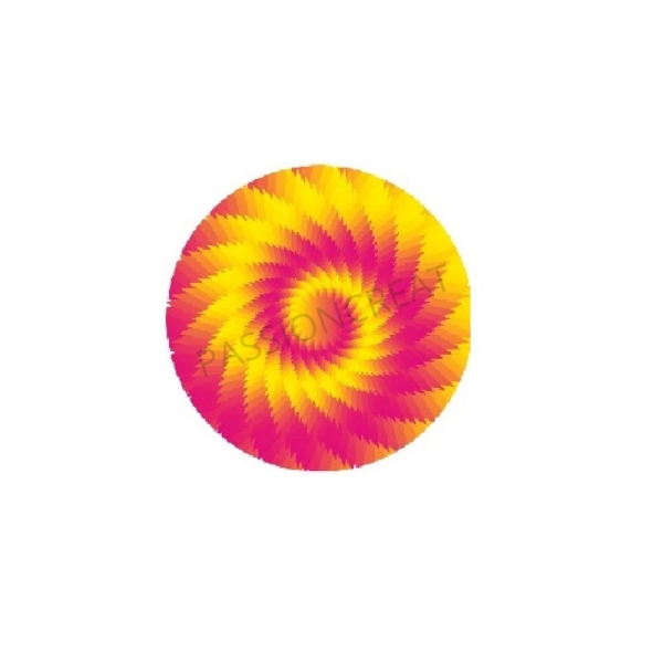 Spiral - Tourbillon 2 Cabochons Multicolore 20mm - Photo n°1