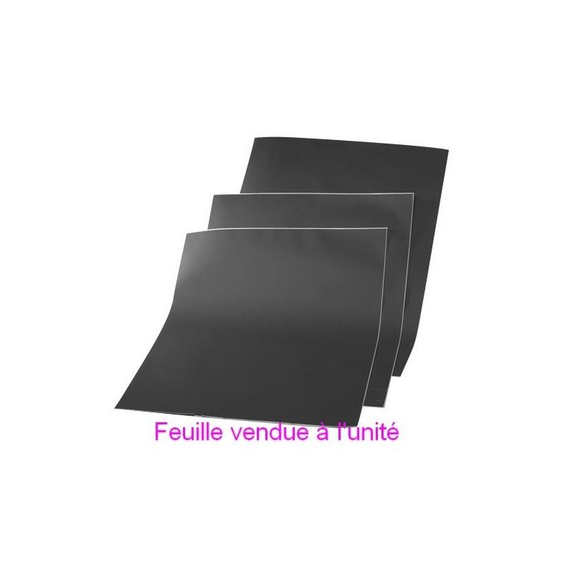 Revêtement autocollant Tableau noir, type Ardoise, 42 x 30 cm, 1 feuille -  Vernis colle papier - Creavea