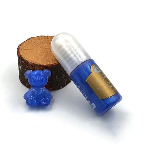 Colorant liquide nacré Padico Jewel Color Pearl Marine blue 5ml pour resine UV - Photo n°1
