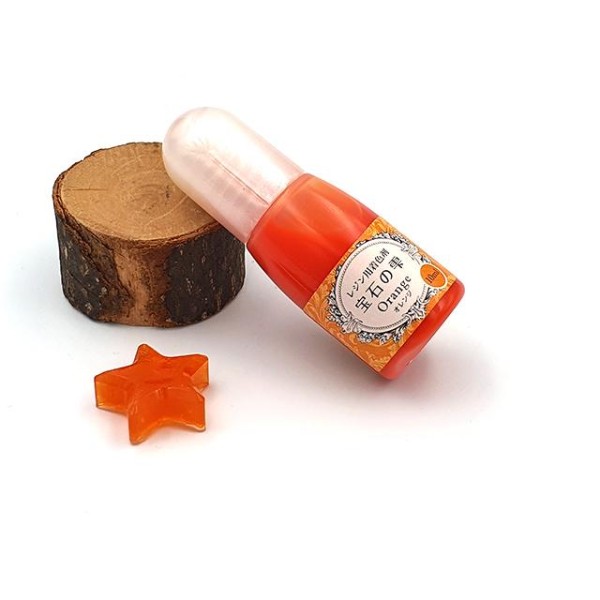 Colorant liquide Padico Jewel Color Orange 10ml pour resine UV - Photo n°1