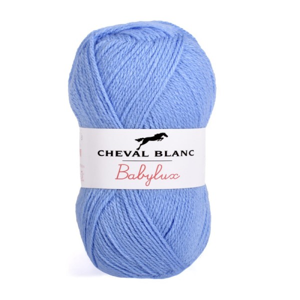 Laines Cheval Blanc - BABYLUX fil à tricoter layette 50g 100% acrylique - Idéale pour le tricot bébé - Photo n°3