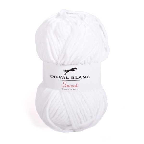 Laines Cheval Blanc - SWEET fil à tricoter 100g - 100% polyester - Photo n°2