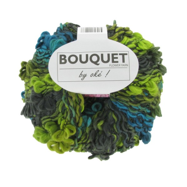 Fil à tricoter Oké - BOUQUET fil 150g - 95% acrylique 5% polyester - Fil fantaisie - Photo n°4