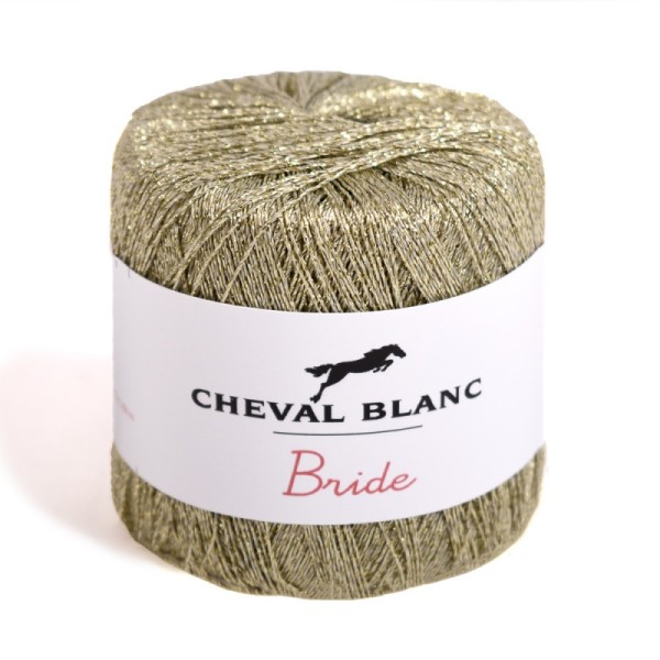 Laines Cheval Blanc - BRIDE fil à tricoter 25g - 100% polyester - Fil brillant - Photo n°3