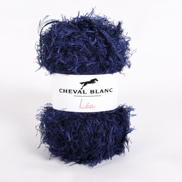 Laines Cheval Blanc - LEA fil à tricoter 50g - 100% polyester - Fil fantaisie, fil poilu - Photo n°2