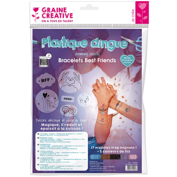 Kit DIY Plastique dingue - Bracelet BFF - Photo n°1