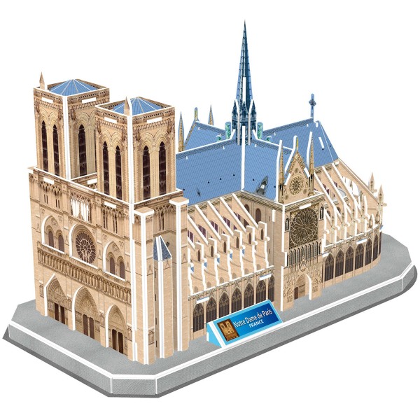 Puzzle 3D maquette - Notre Dame de Paris - 31 x 15 x 19,5 cm - Photo n°2