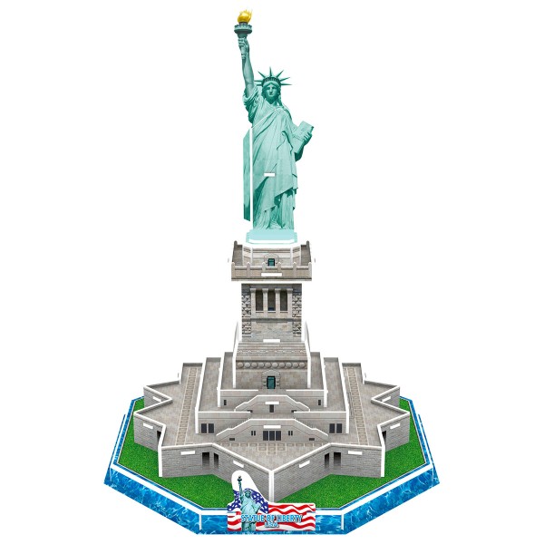 Puzzle 3D maquette - Statue de la Liberté - 20,5 x 22 x 28,5 cm - Photo n°2